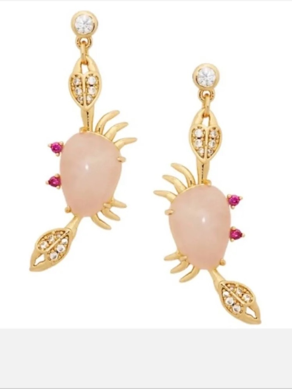 🦀 NEW Kate Spade Sea Star Crab Drop Earrings 🦀